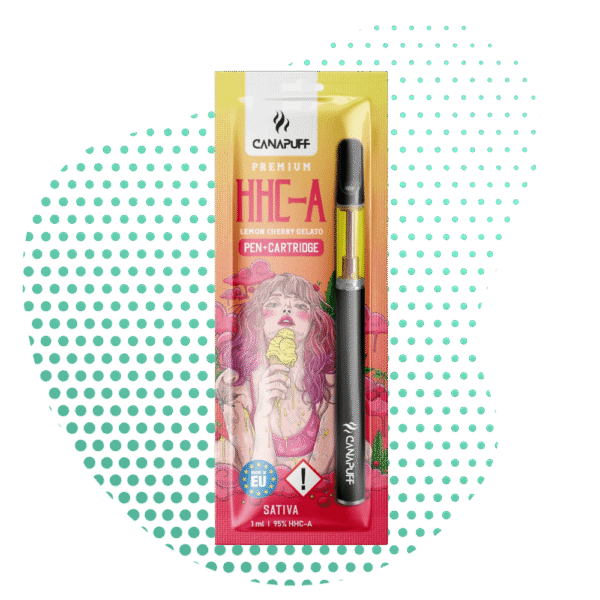 Canapuff - Lemon Cherry Gelato - HHC-A 95% - Pen+Cartridge