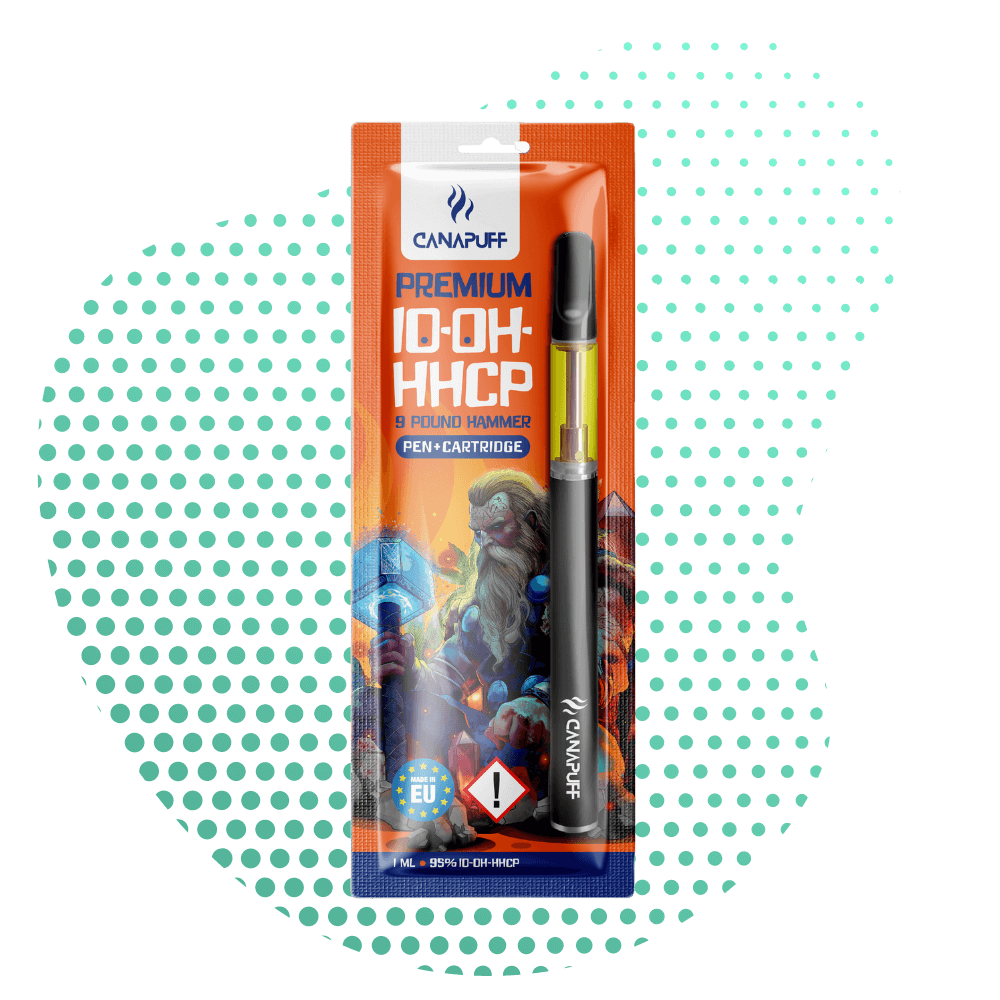 Canapuff - 9 Pound Hammer - 10-OH-HHCP 95% - Pen+Cartridge