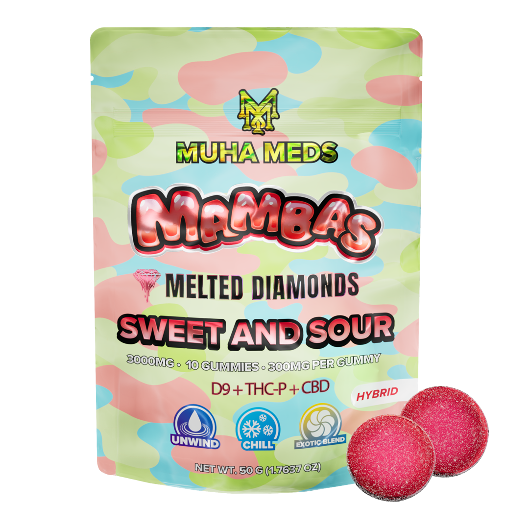 Muha Meds Sweet and Sour Gummies | 3000 MG - Hybrid - Muha Meds USA