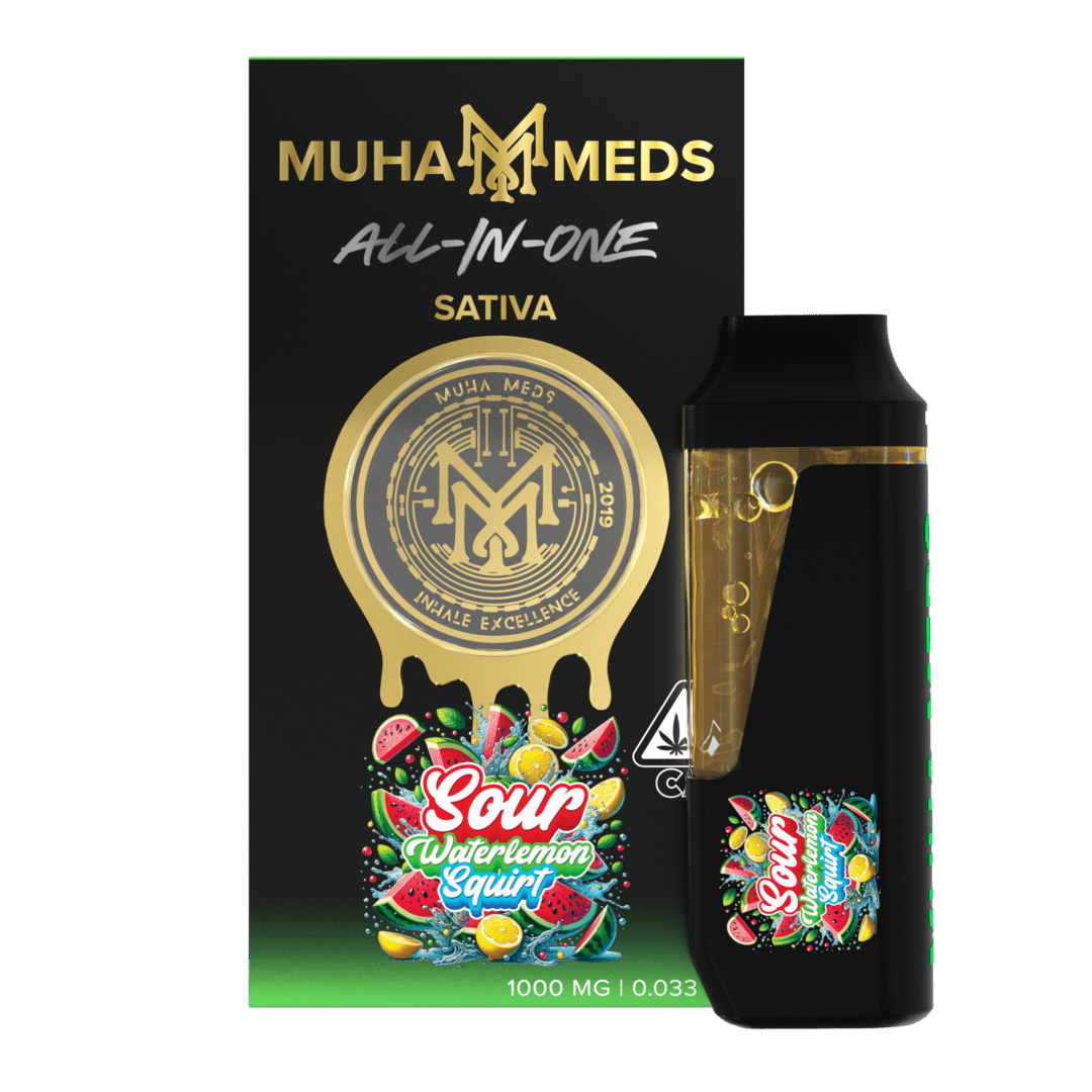 Sour Waterlemon Squirt Muha Meds Disposable | Sativa - Muha Meds USA