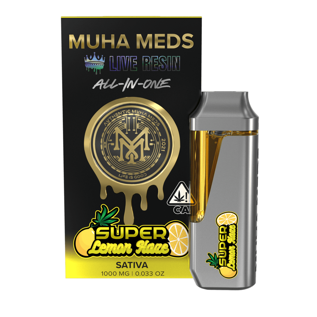 Super Lemon Haze Muha Disposable Live Resin | Sativa - Muha Meds USA